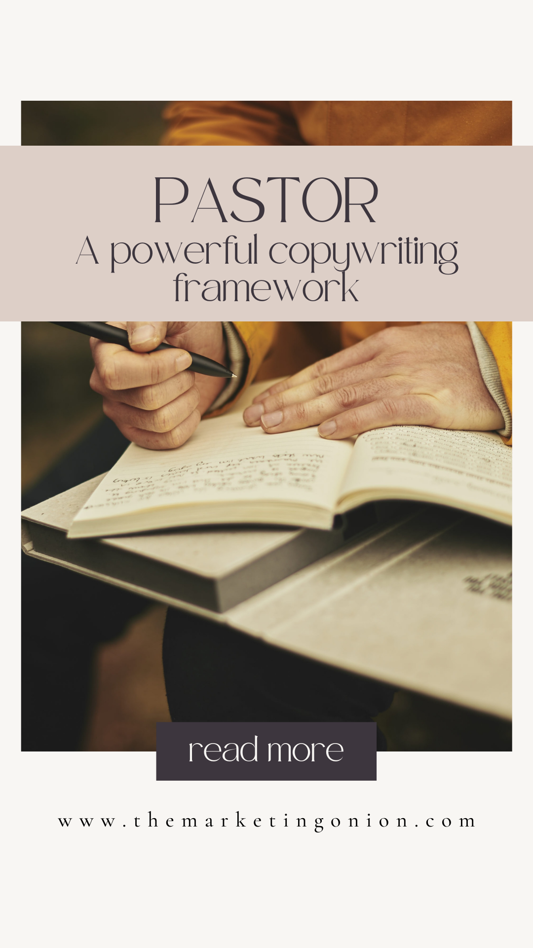 4 pastor copywriting framework pinterest